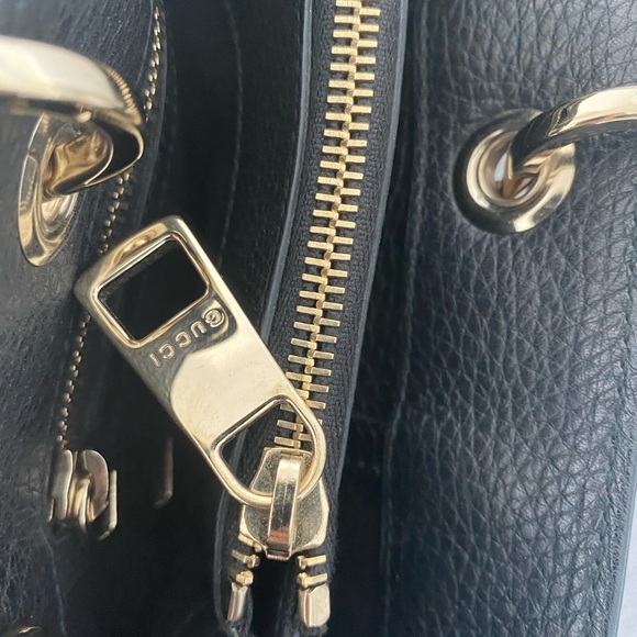 Gucci - Calfskin Medium Bamboo Shopper Tote - Picture 6 of 6